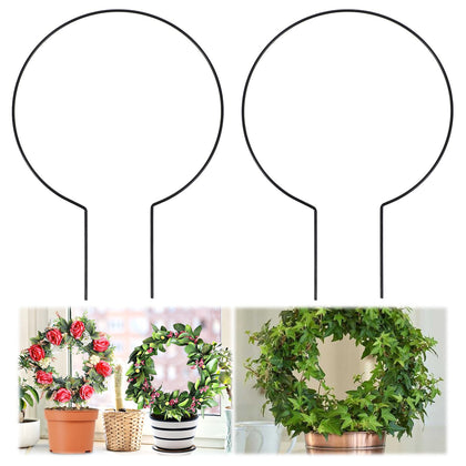 Tyqour round trellis 28x20 cm supports indoor climbing plants.