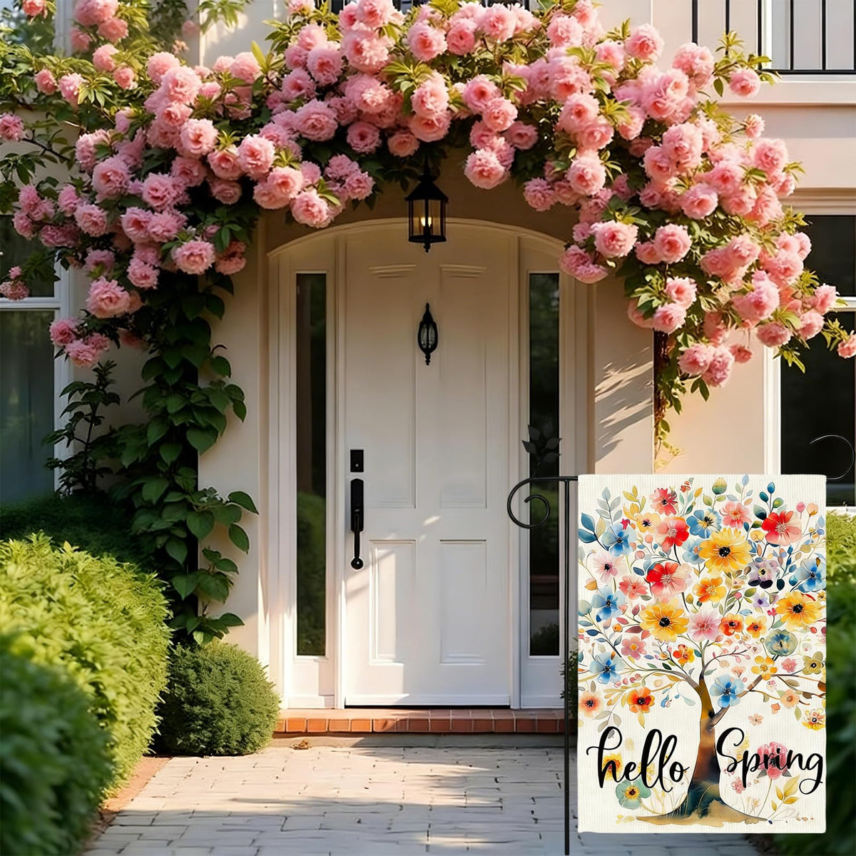 TZIFQO Front-yard flag, ideal for mailbox area and lawn decoration.