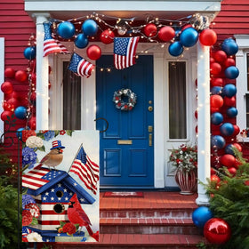 TZIFQO flag enhances Independence Day and Memorial Day celebrations outside