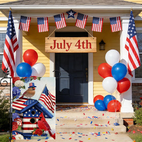 TZIFQO durable double-stitched flag maintains shape in outdoor settings
