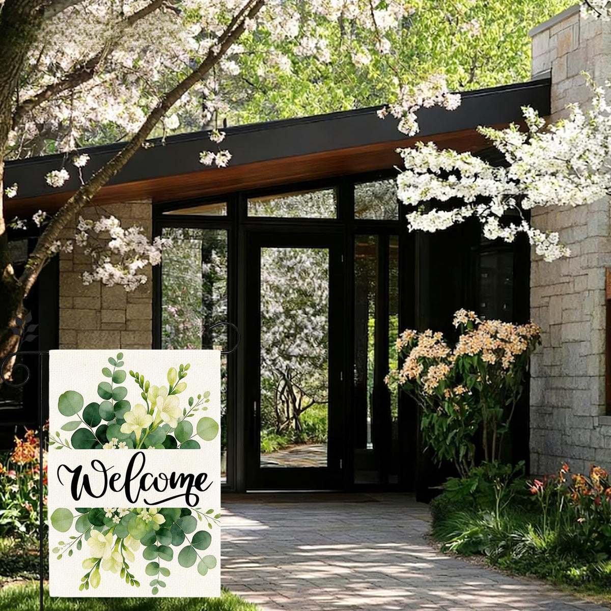 TZIFQO Outdoor flag ideal for front yard, mailbox, or veranda decor.