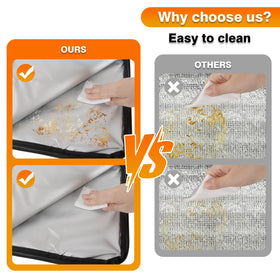 TZQZYL BBQ Blanket dual-zipper design seals from any loading angle