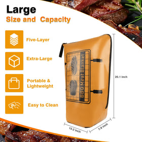 TZQZYL BBQ Blanket large-capacity ready for whole briskets and turkeys