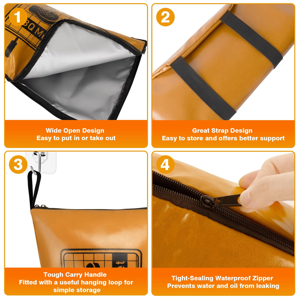 TZQZYL BBQ Blanket waterproof-oilproof outer surface stays clean during use