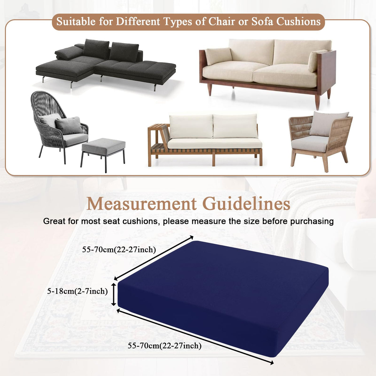 U'Artlines blue stretch fabric close-up highlights high elasticity for cushions