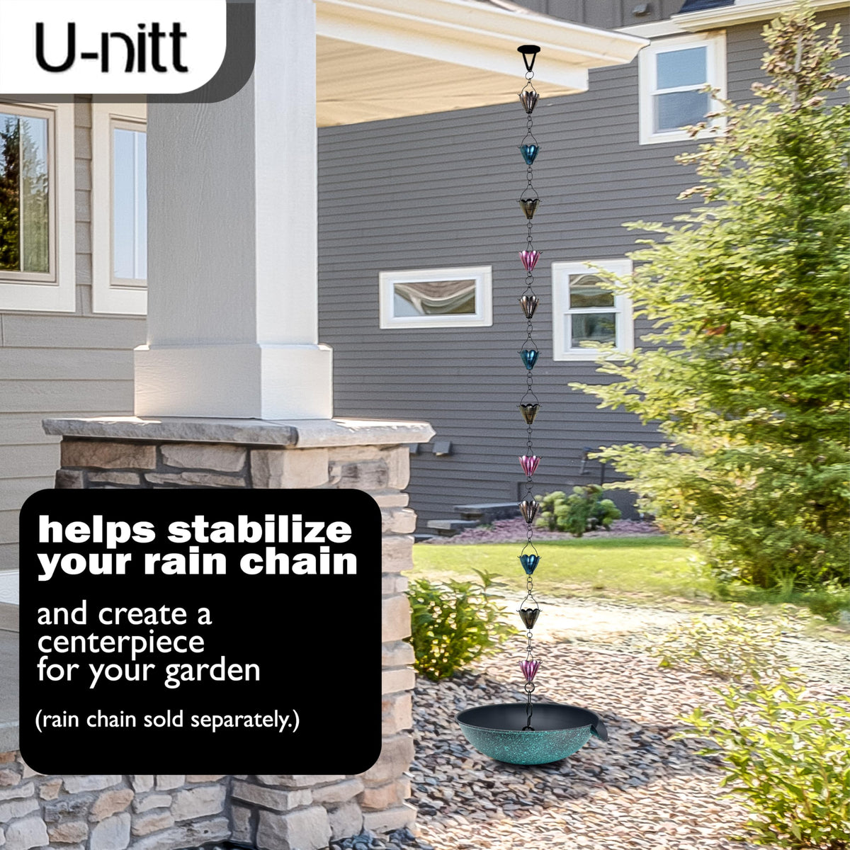 U-nitt pour opening design guides water for smooth overflow and visual effect