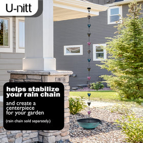 U-nitt pour opening design guides water for smooth overflow and visual effect