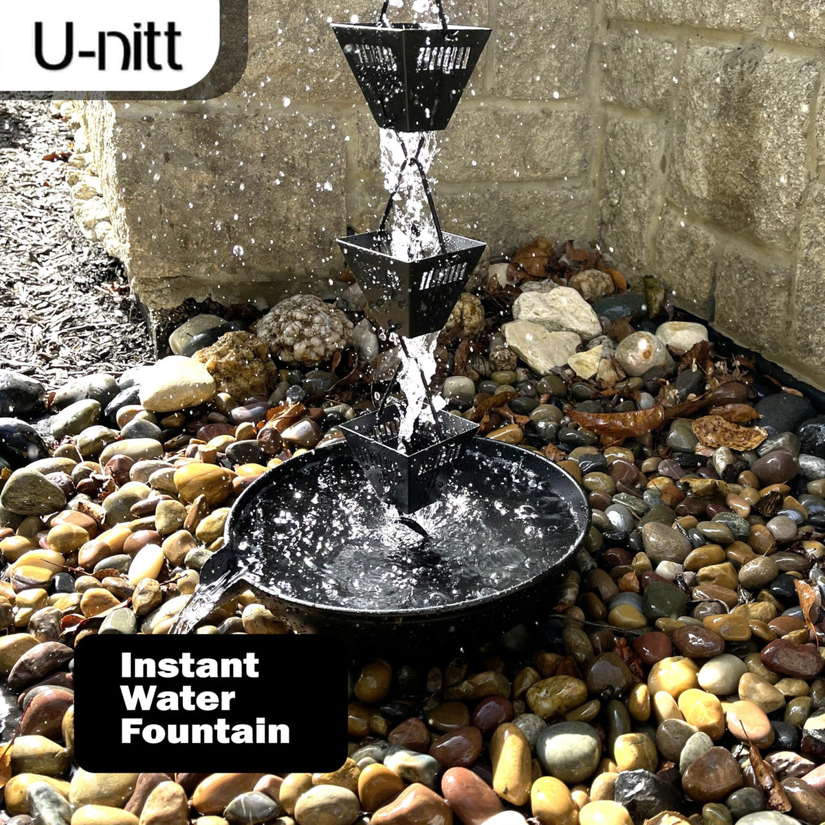 U-nitt powder-coated durability ensures lasting beauty in outdoor spaces.