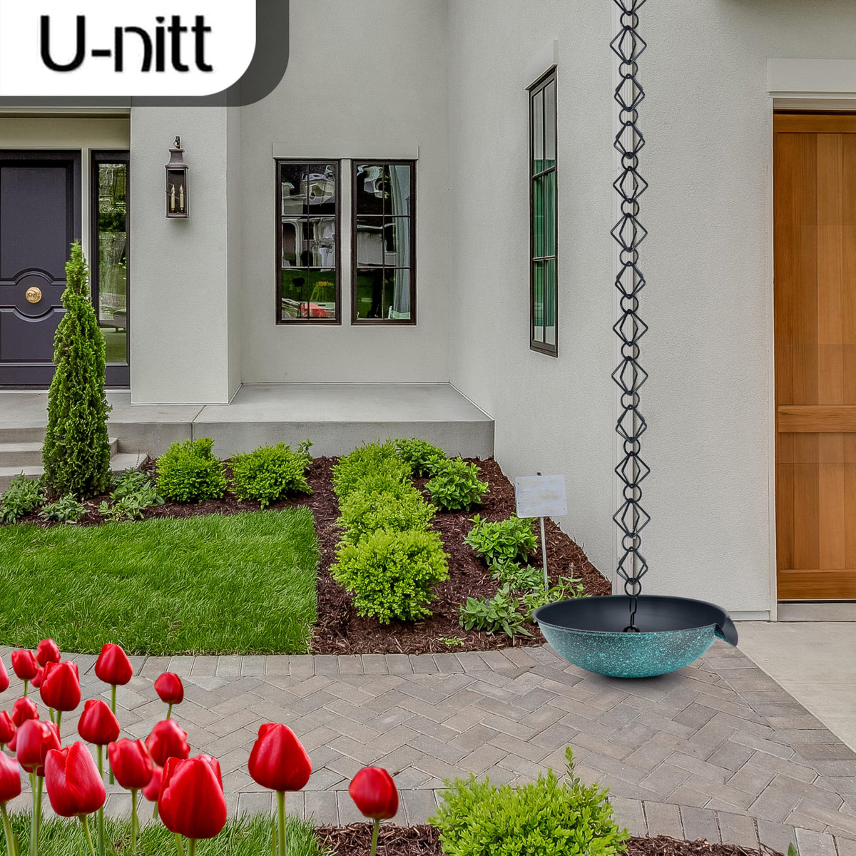 U-nitt wind-stable rain system helps keep setup secure in storms