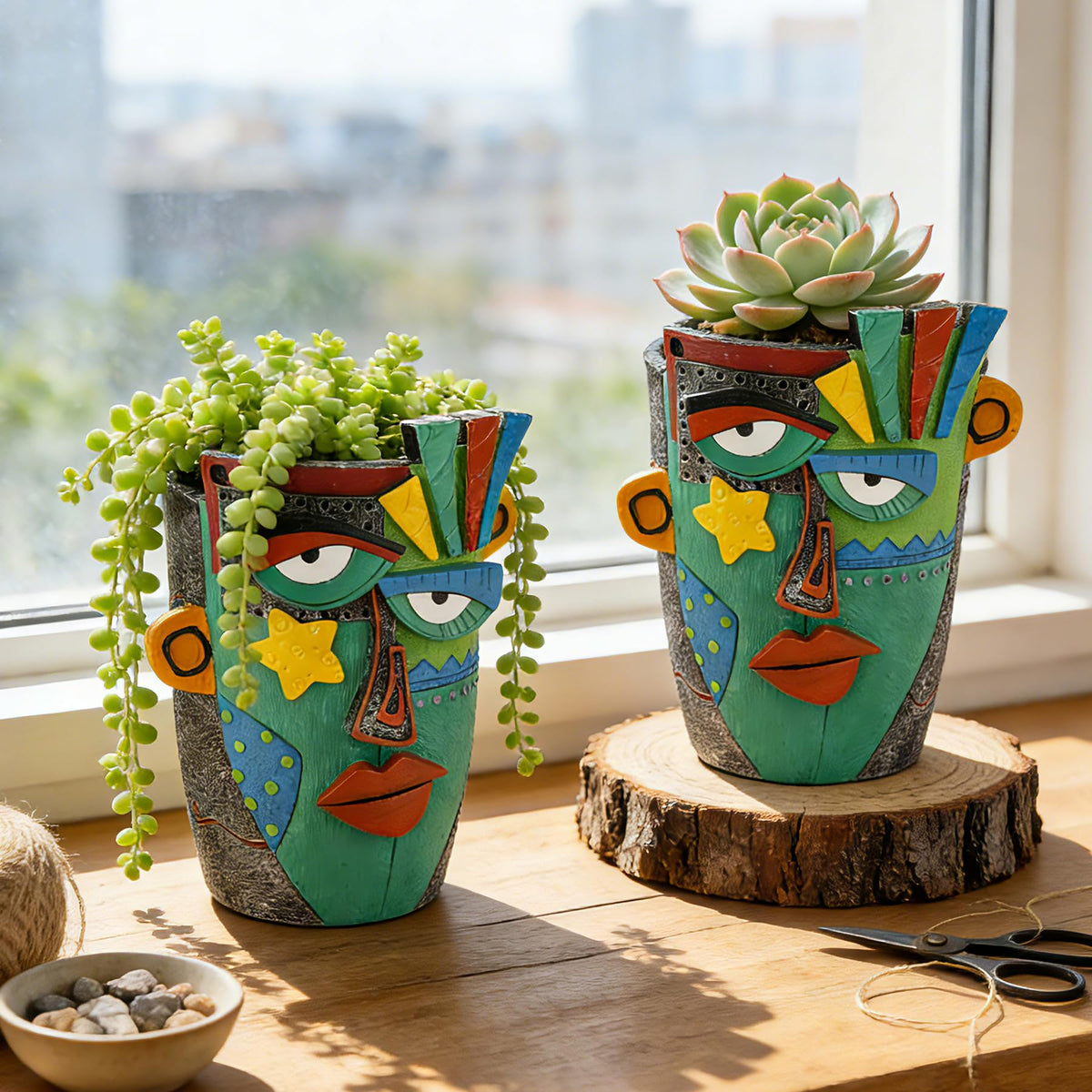 U WONDERFUL garden statement piece enhances outdoor spaces with whimsy.