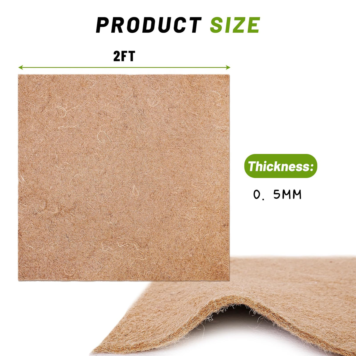 U0U worm blanket creates a dark, moist environment for worm activity.