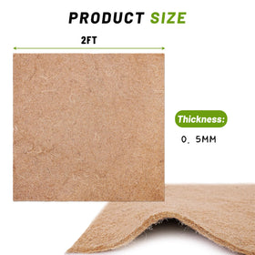 U0U worm blanket creates a dark, moist environment for worm activity.