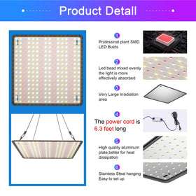 Uallhome 2-pack sunlike spectrum provides plant-friendly light for healthy growth