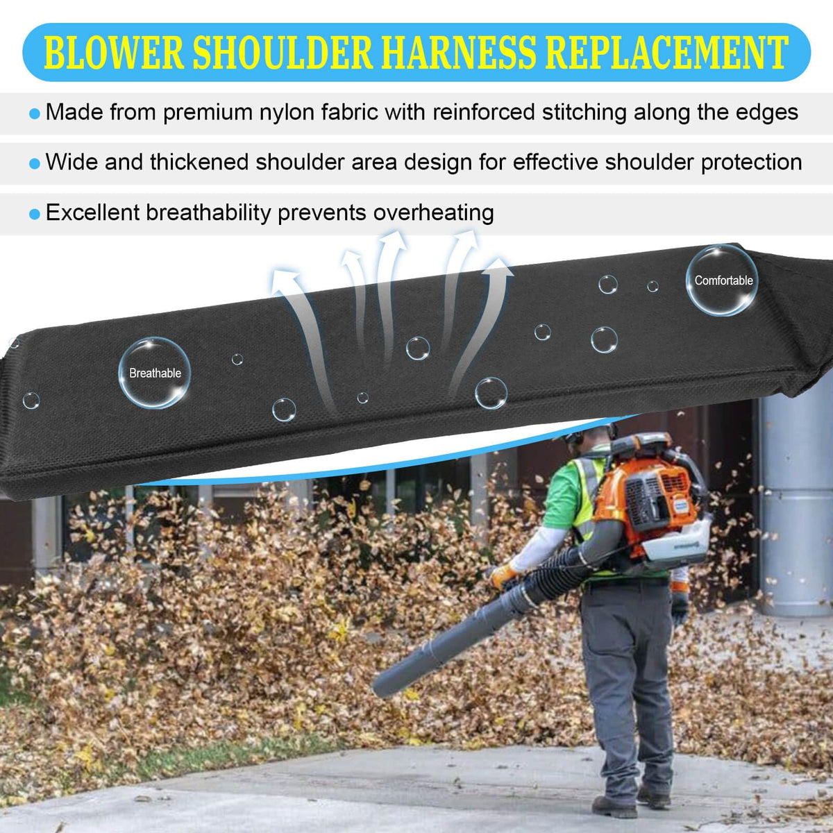 Easy to wipe clean after outdoor work to maintain performance