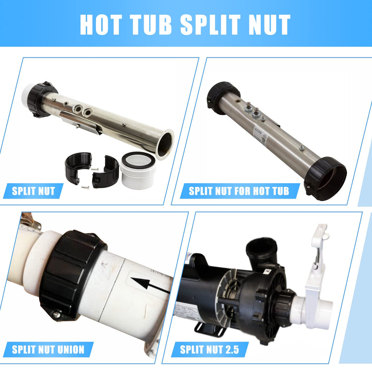 UASAM note on not suitable for inflatable hot tubs