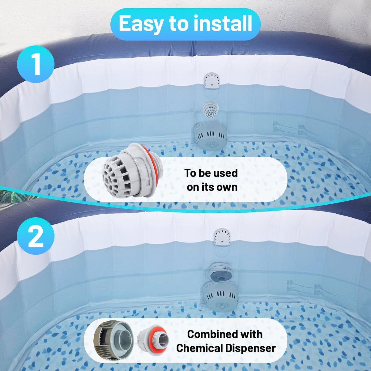The P00260 screen fits left filter with precise screw-on installation