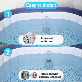 The P00260 screen fits left filter with precise screw-on installation
