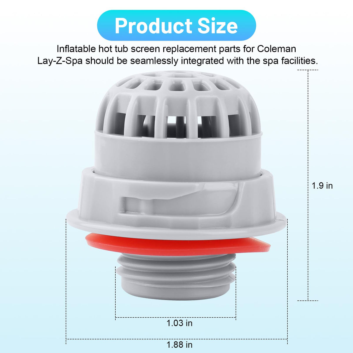 UASAM P00260 seal ensures a tight fit for hot tub maintenance