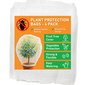 UB-STORE fruit netting 4x4.5 ft pack protects plants from pests while staying breathable.