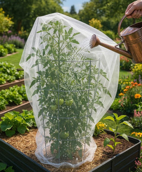 UB-STORE fine mesh coverage prevents intruders while letting water and sun reach roots.