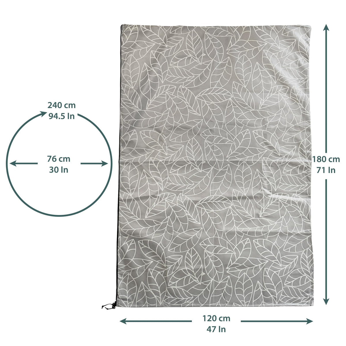 UB-STORE 3-layer system shields plants while allowing air and light.