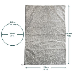 UB-STORE 3-layer system shields plants while allowing air and light.