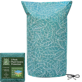 UB-STORE plant cover around a shrub with 47x71 coverage for winter protection.
