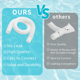 UBANTE hose connects skimmer to pump for smooth filtration and performance