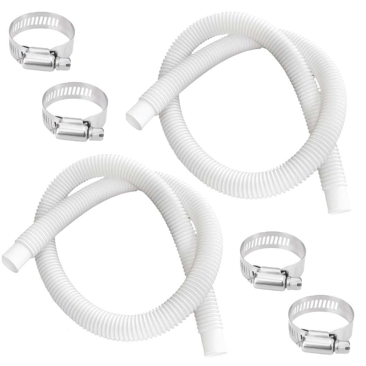 UBANTE pool hose end shows secure, kink-resistant connection for steady water flow