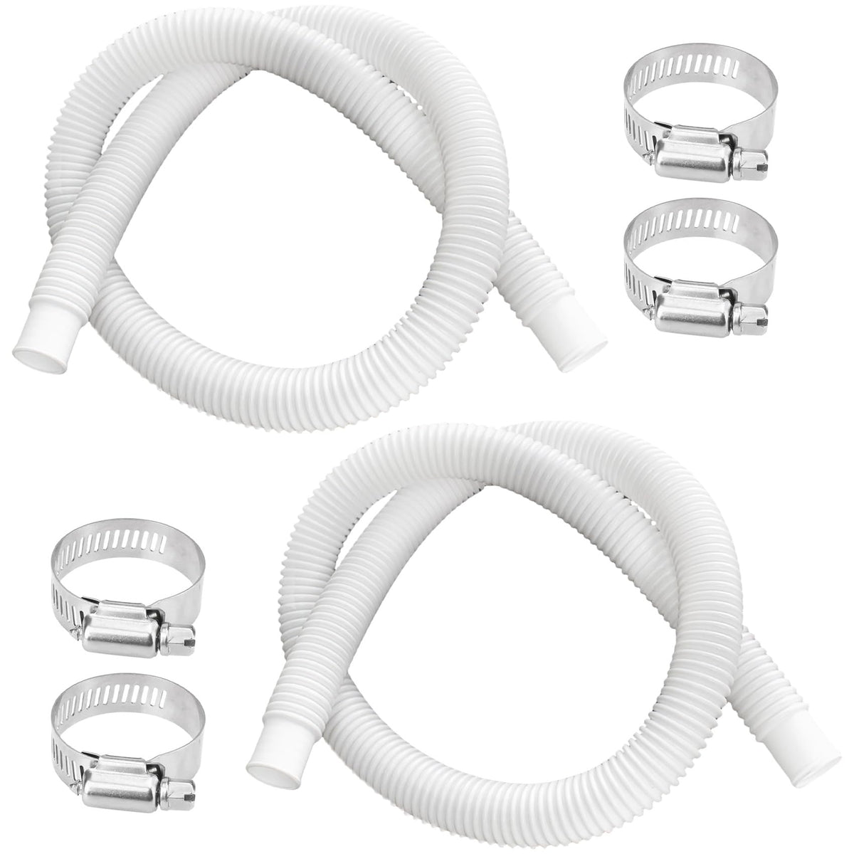 UBANTE pool hose two pack ready for simple leak free above ground setup