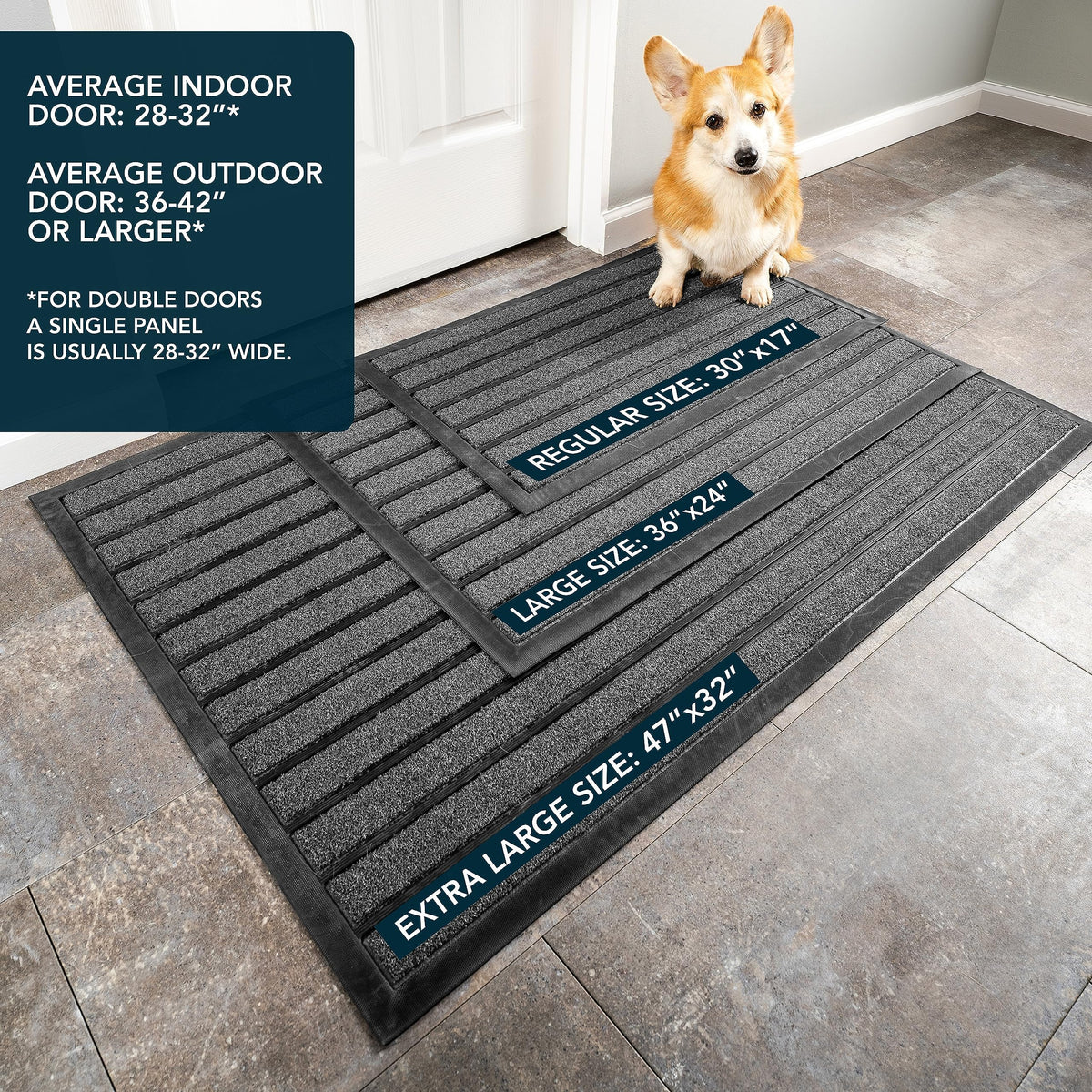 ubdyo leak-proof entry rug designed for rain and snow