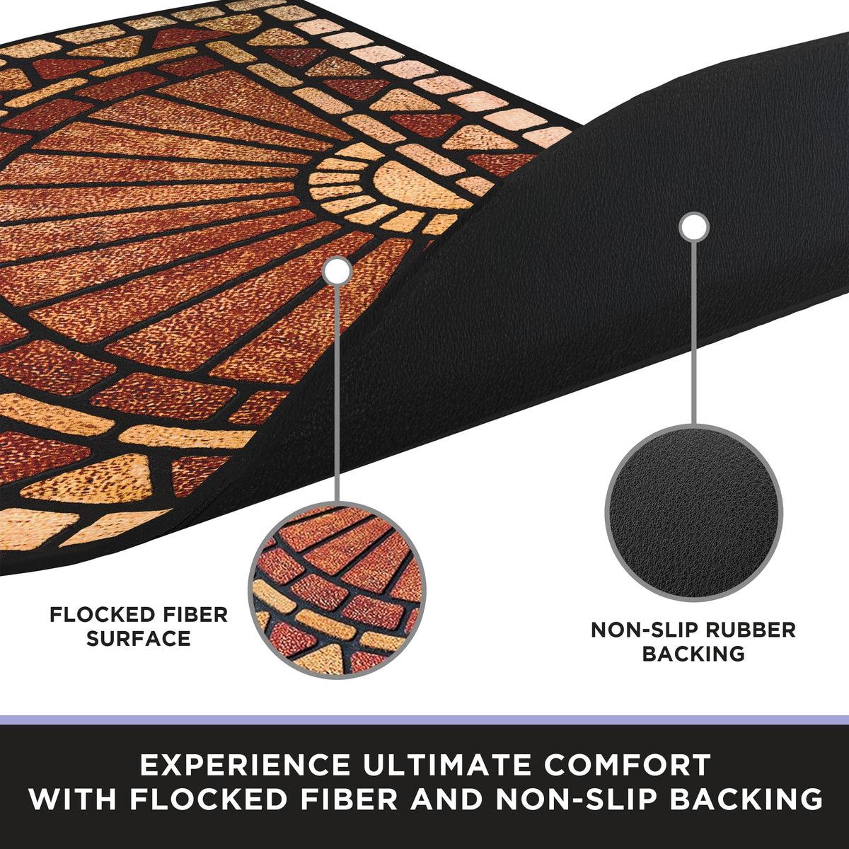 ubdyo Easy-clean waterproof mat dries quickly after rinsing or vacuuming.