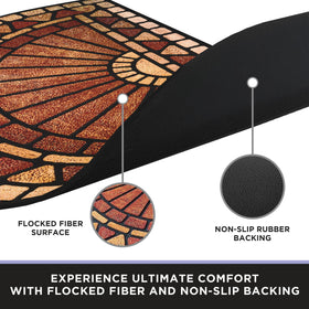 ubdyo Easy-clean waterproof mat dries quickly after rinsing or vacuuming.
