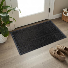 UBDYO extra durable door mat with dirt-trapper fibers for a cleaner entryway
