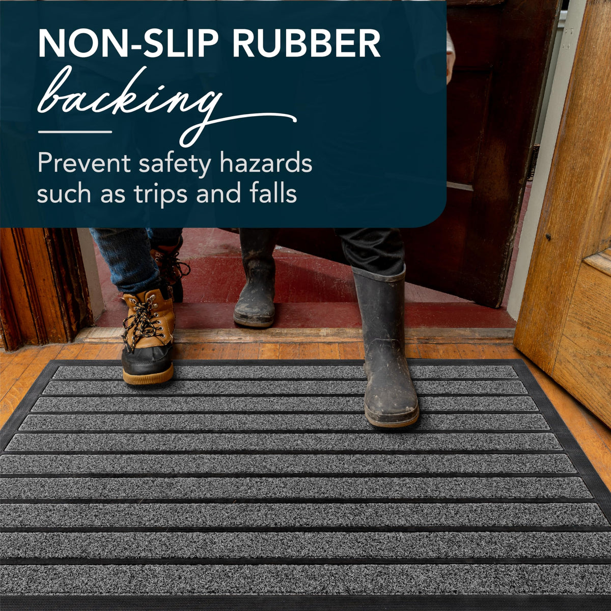 UBDYO easy-clean door mat for busy entryways