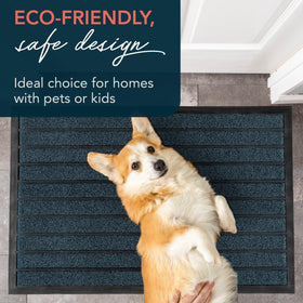 UBDYO front porch entry mat creates a welcoming, mud-trapping barrier.