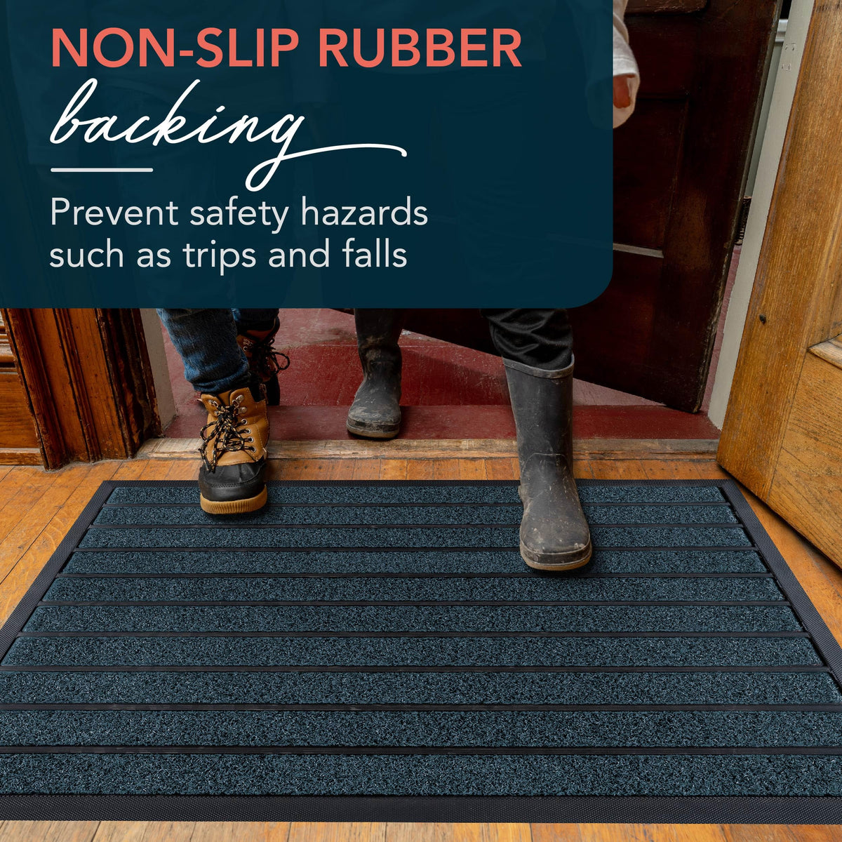 UBDYO modern, stylish entrance mat elevates curb appeal indoors and outdoors.