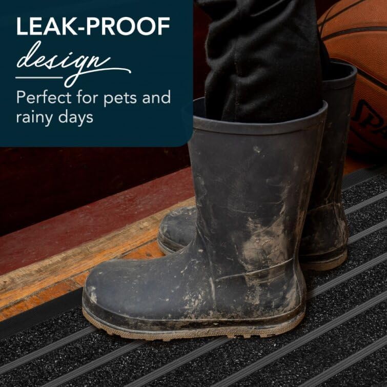 UBDYO outdoor rug traps moisture for a drier entrance in wet weather