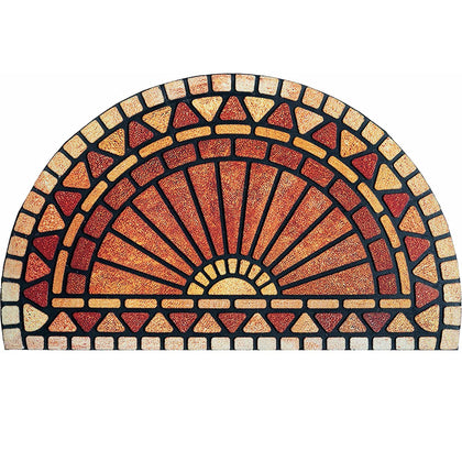 ubdyo Welcome in Style front door mat with low pile keeps dirt outside and doors opening smoothly.