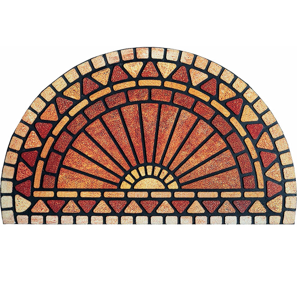 ubdyo Welcome in Style front door mat with low pile keeps dirt outside and doors opening smoothly.