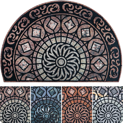 ubdyo Welcome in Style mat with inviting pattern traps dirt at the entrance
