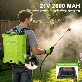 Ublue sprayer delivers 100 PSI performance for precise mist and wide coverage.