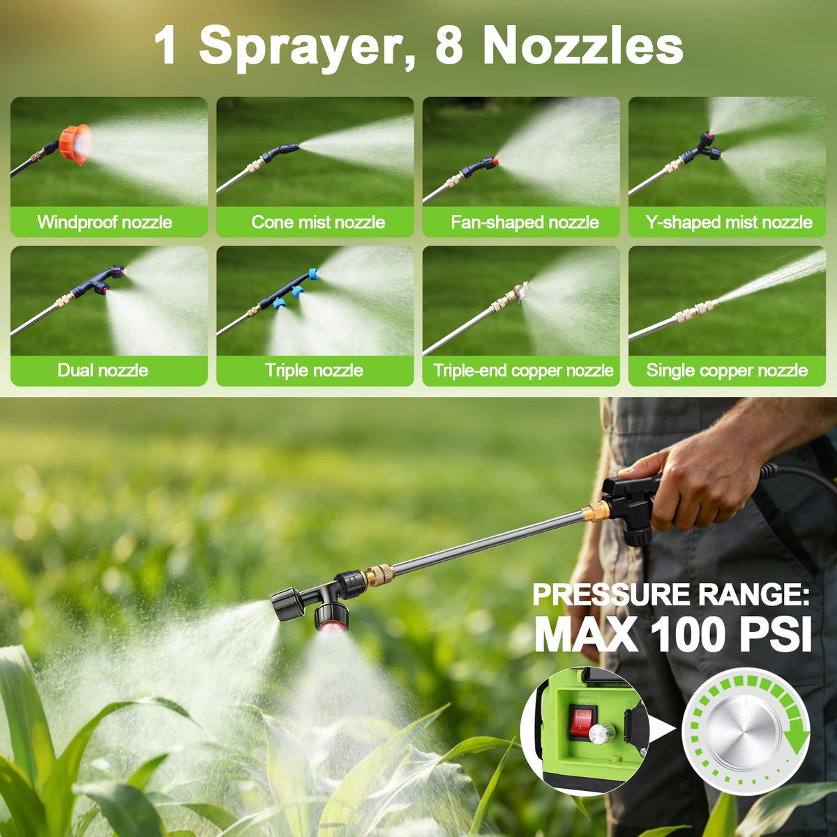 Telescopic wand extends to 39.3 inches for hard-to-reach areas.