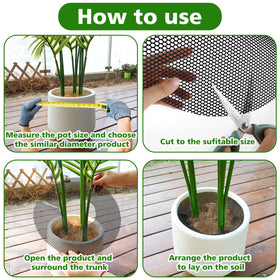 UCandy cuttable grid allows easy sizing to your planter.
