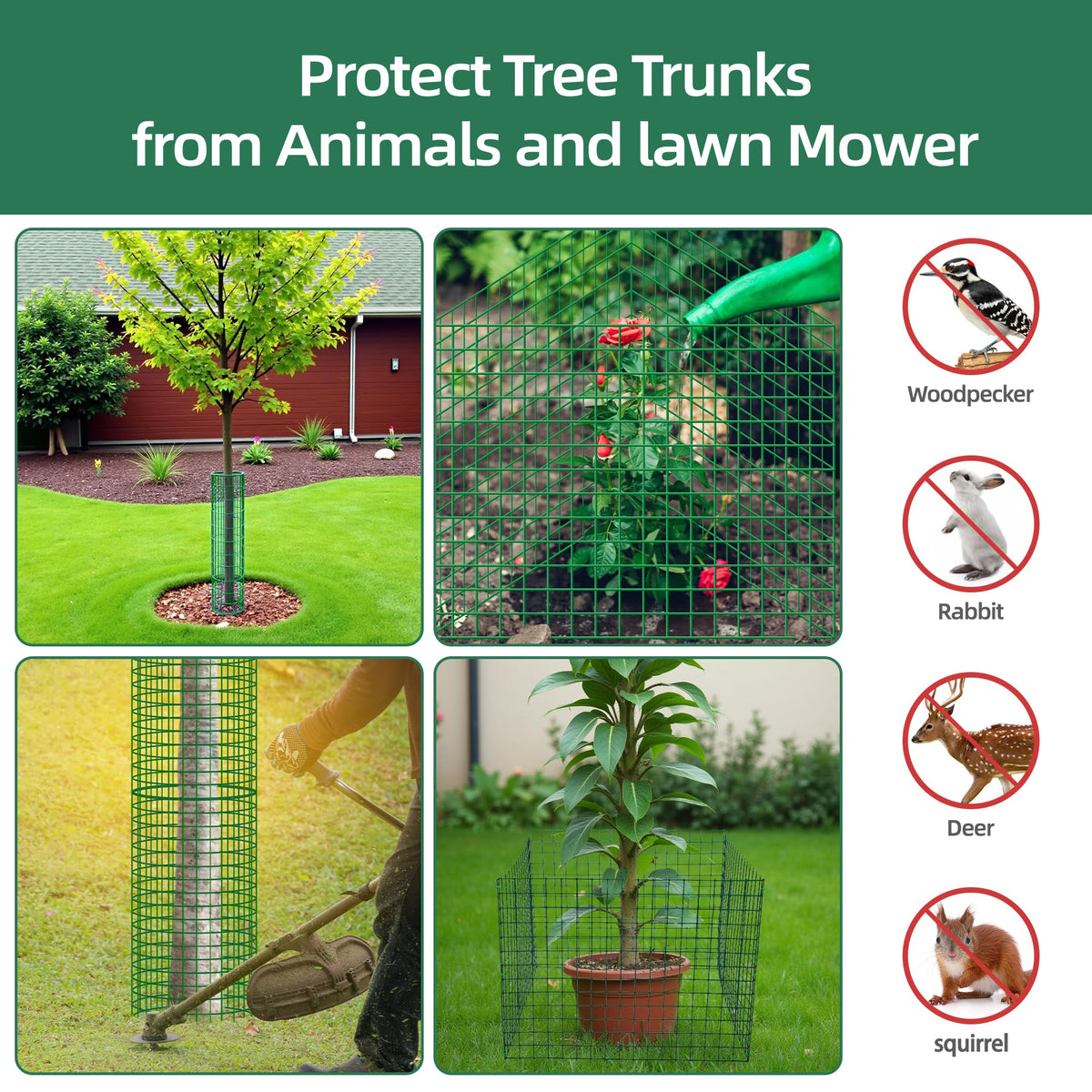 UCandy extendable protector reaches 17 inches tall and expands to fit larger plants