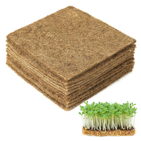 UCandy jute grow mat in use for even moisture and quick sprouting