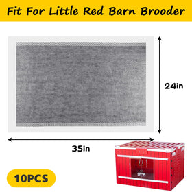 UCandy activated charcoal odor-control liner reduces barn smells for healthier chicks.