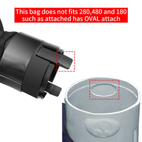 UCEDER easy-clean zipper-opening for quick bag maintenance.