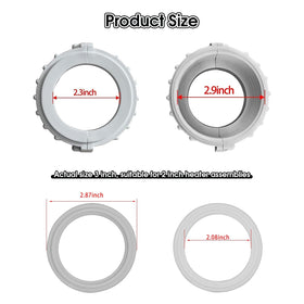 UCEDER gasket and O-rings provide durable sealing for spa plumbing.