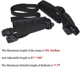 Durable UV resistant webbing used in UCEDER hot tub wind straps.